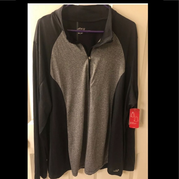 NWT Women’s bcg Plus 1/4 zip Pullover Black/Heather Charcoal Size 3XL - Picture 1 of 5